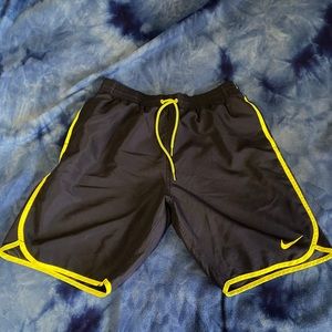 Lined Nike training shorts